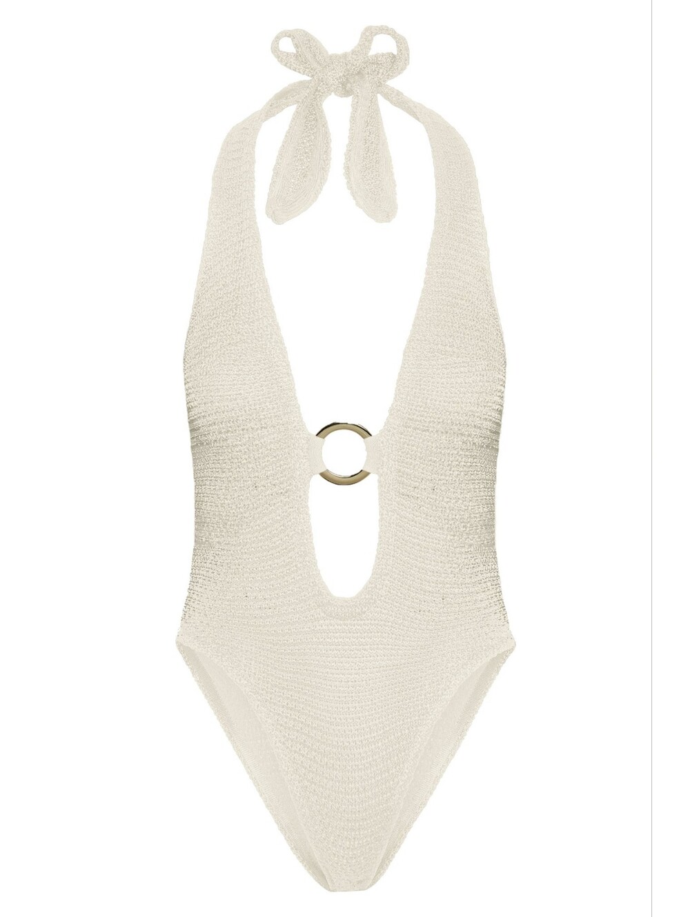 BNWT Monday Swimwear Montego One Piece Ivory Knit